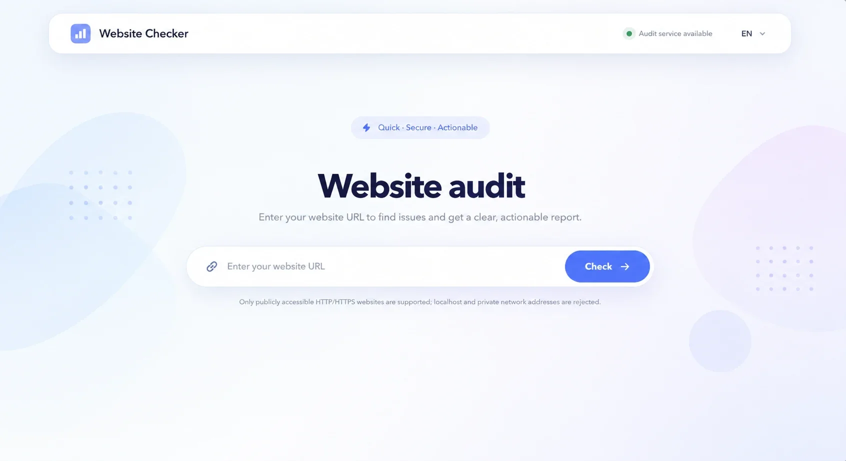 AI Website QA & Pre-Launch Checker screenshot